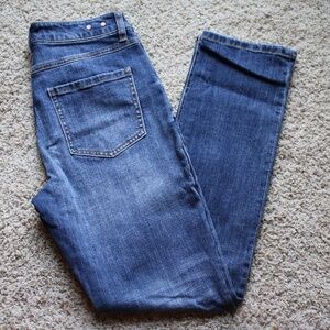 Cabi Higher Straight Blue Jeans